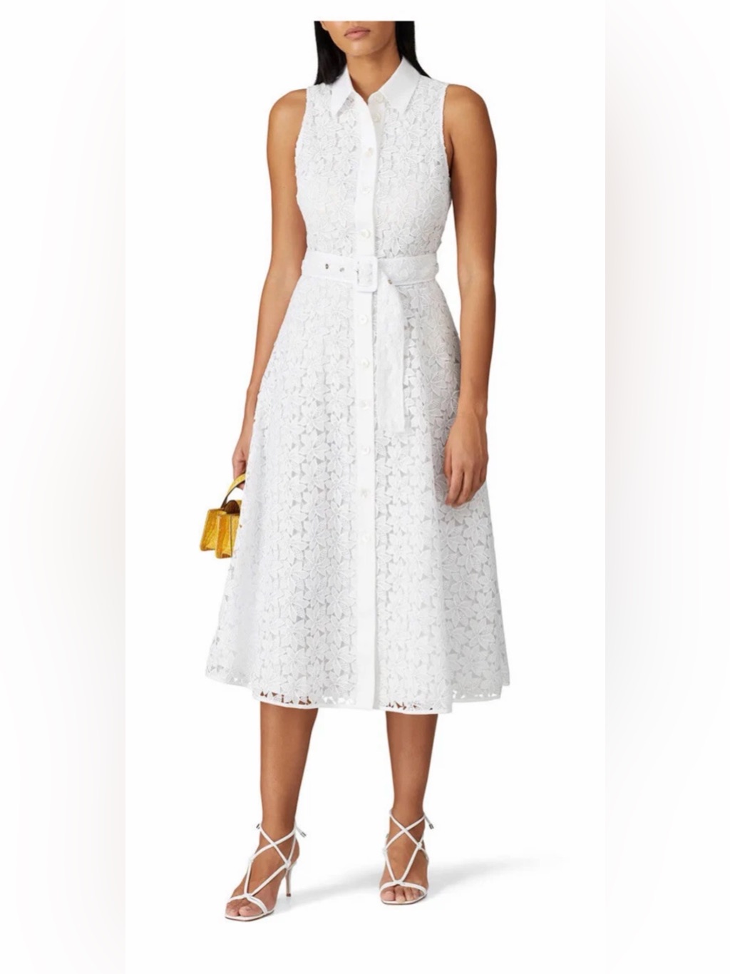 Kate Spade Leaf Lace Midi Dress - Nwt Size 6